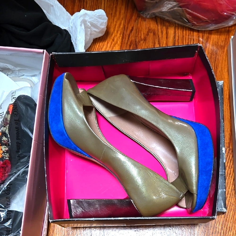 Stylish Grey and Blue Women's Shoes